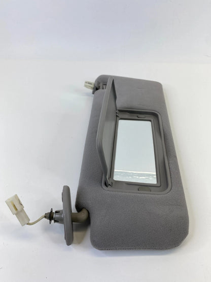 2002 2003 LEXUS ES300 ROOF LEFT DRIVER SUNVISOR SUN VISOR CLOTH GRAY W CLIP