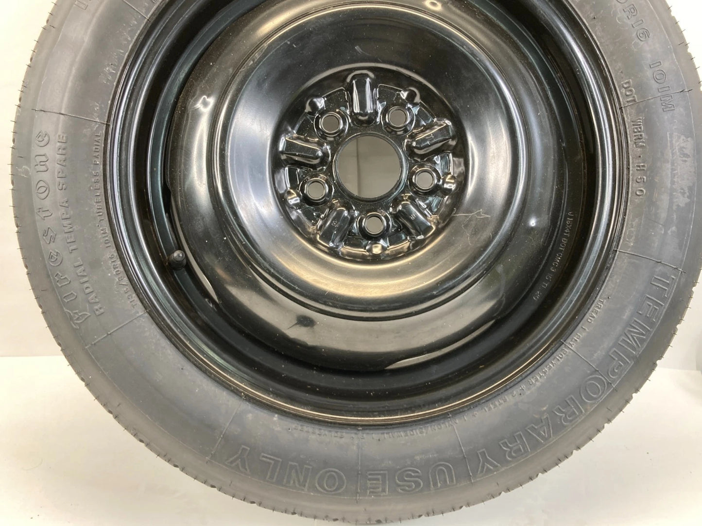 03-19 TOYOTA COROLLA EMERGENCY SPARE TIRE WHEEL COMPACT DONUT T135/80R16 101M