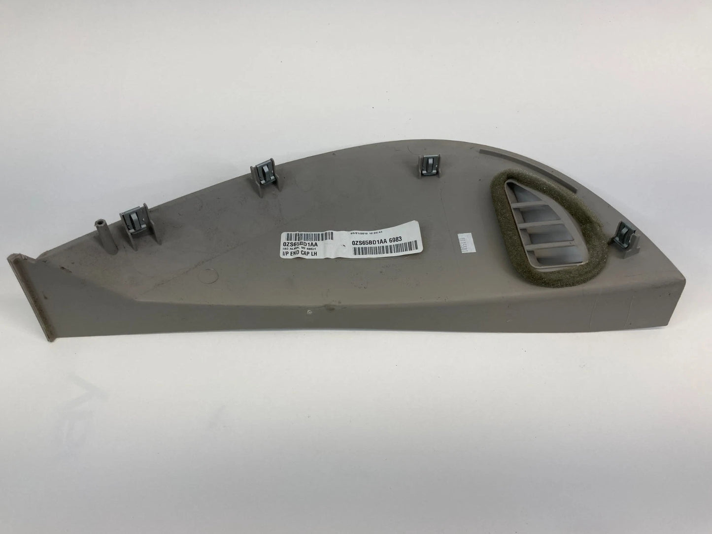 12-15 RAM CARGO VAN FRONT LEFT SIDE DASH END CAP COVER TRIM PANEL 0ZS65BD1AA OEM