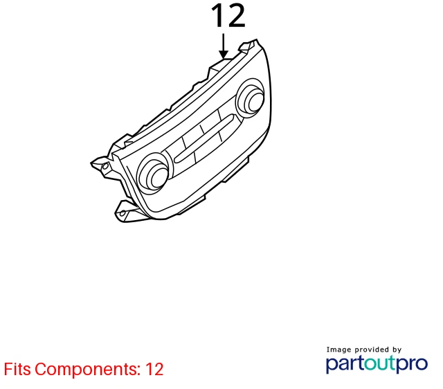 2017-2019 NISSAN SENTRA ACTEMPERATURE HEATER CLIMATE CONTROL OEM 275004AF2B