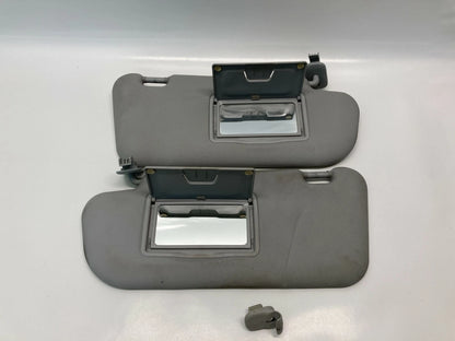 2004-2008 MAZDA3 MAZDA 3 SEDAN LEFT & RIGHT SUNVISOR SUN VISOR PAIR SET GRAY OEM