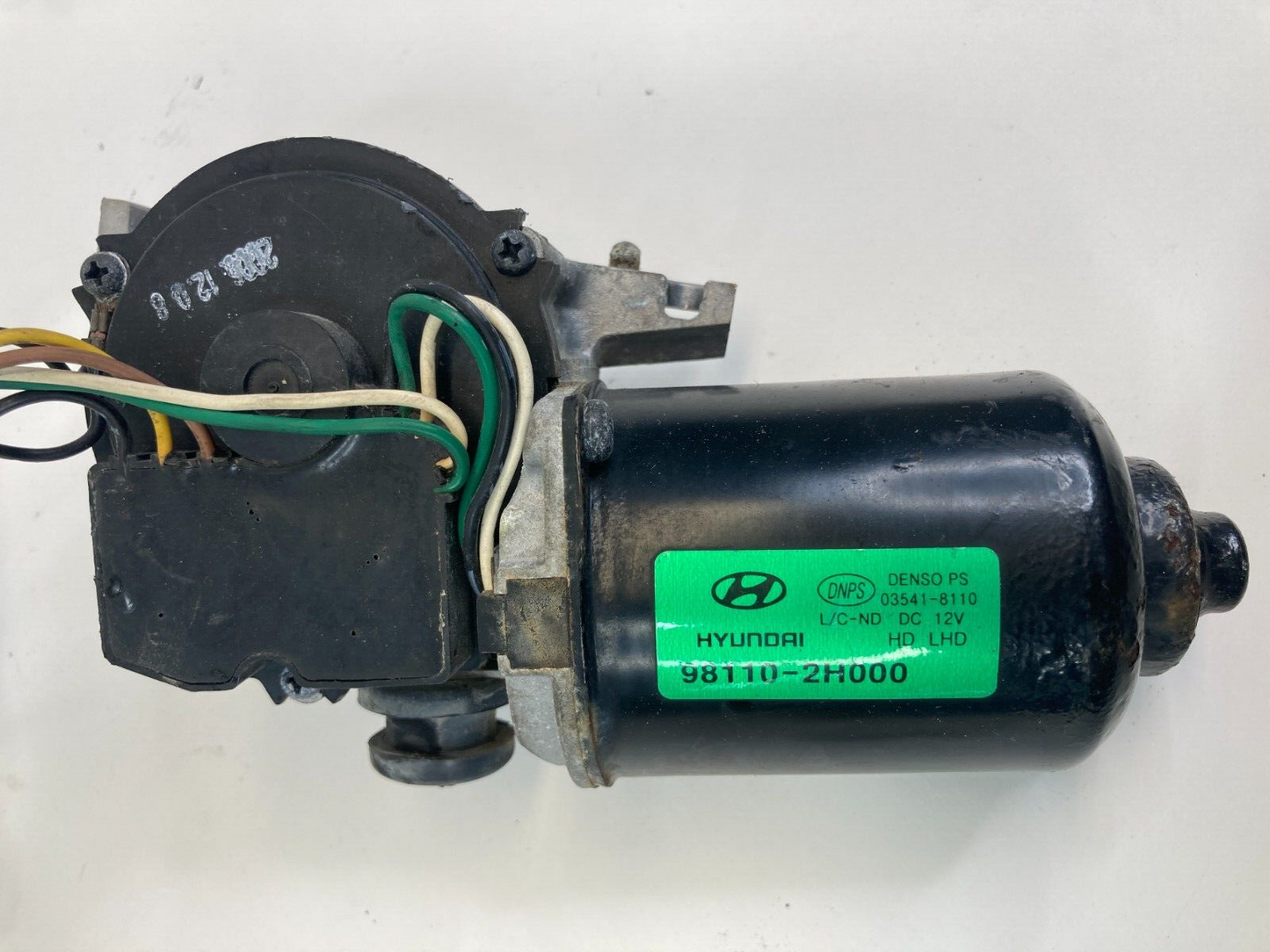 2007 2008 Hyundai Elantra Sedan Front Left Windshield Wiper Motor 98110-2H000