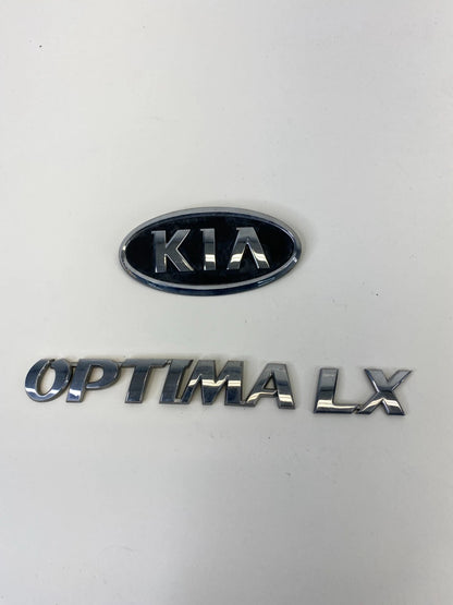 2001-2006 KIA OPTIMA SEDAN REAR TRUNK LID EMBLEM LOGO BADGE CHROME SET OEM