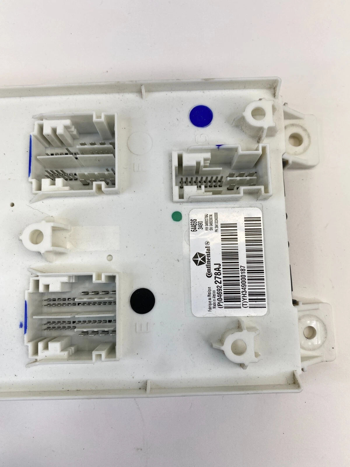 2011 DODGE JOURNEY 3.6L V6 AT BODY CONTROL CONTROL MODULE BCM BCU 04692278AJ OEM