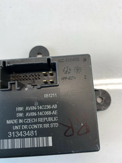 2011 2012 2013 VOLVO S60 REAR RIGHT SIDE DOOR CONTROL MODULE UNIT 31343481 OEM