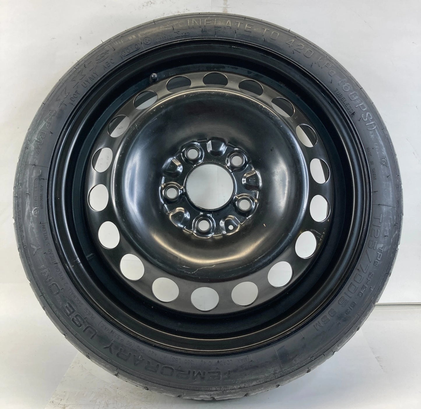 2004-2012 CHEVROLET CHEVY MALIBU SPARE TIRE COMPACT DONUT WHEEL T125/70D16 96M