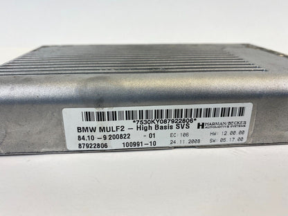 09-11 BMW 535i xDrive High Bluetooth Telematic Control Module 84.10-9200822-01