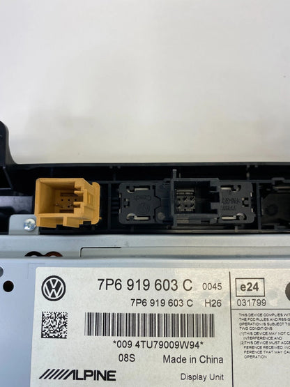 2011-2015 VOLKSWAGEN TOUAREG NAVIGATION DISPLAY RADIO TOUCHSCREEN 7P6-919603 OEM
