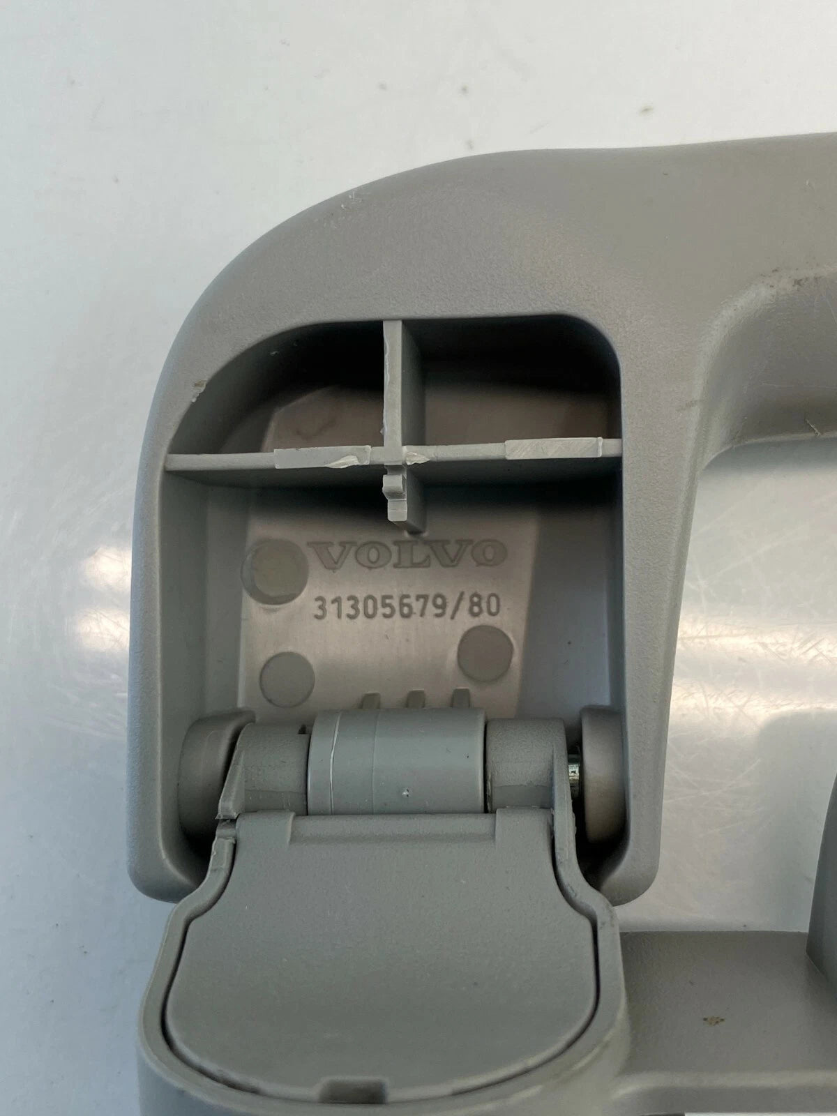 11-18 VOLVO S60 INTERIOR ROOF REAR RIGHT SIDE GRAB GRIP ASSIST HANDLE GRAY OEM
