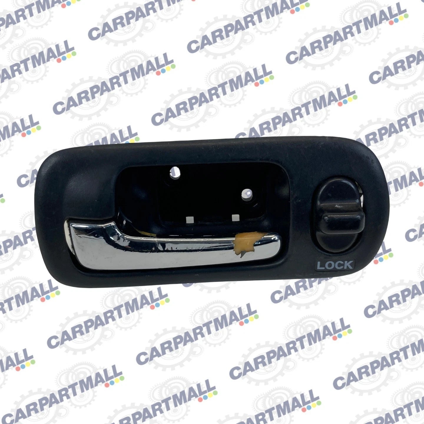 01-05 HONDA CIVIC SEDAN FRONT LEFT SIDE INTERIOR DOOR HANDLE W LOCK SWITCH OEM