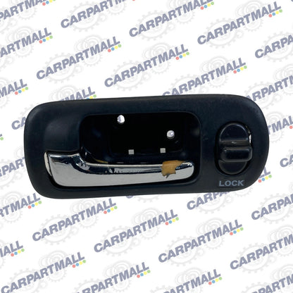 01-05 HONDA CIVIC SEDAN FRONT LEFT SIDE INTERIOR DOOR HANDLE W LOCK SWITCH OEM