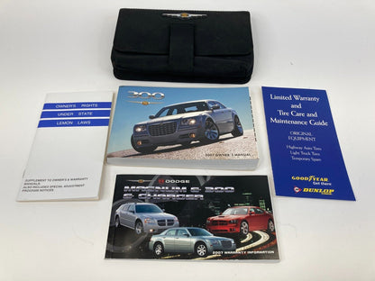 2007 Chrysler 300 Magnum Charger Owner's Manual Guide Information w/ Case OEM