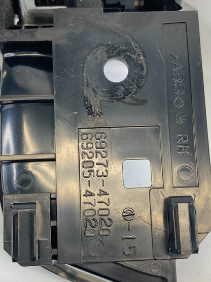 2004-2009 TOYOTA PRIUS FRONT RIGHT SIDE INNER INTERIOR DOOR HANDLE 69205-47020