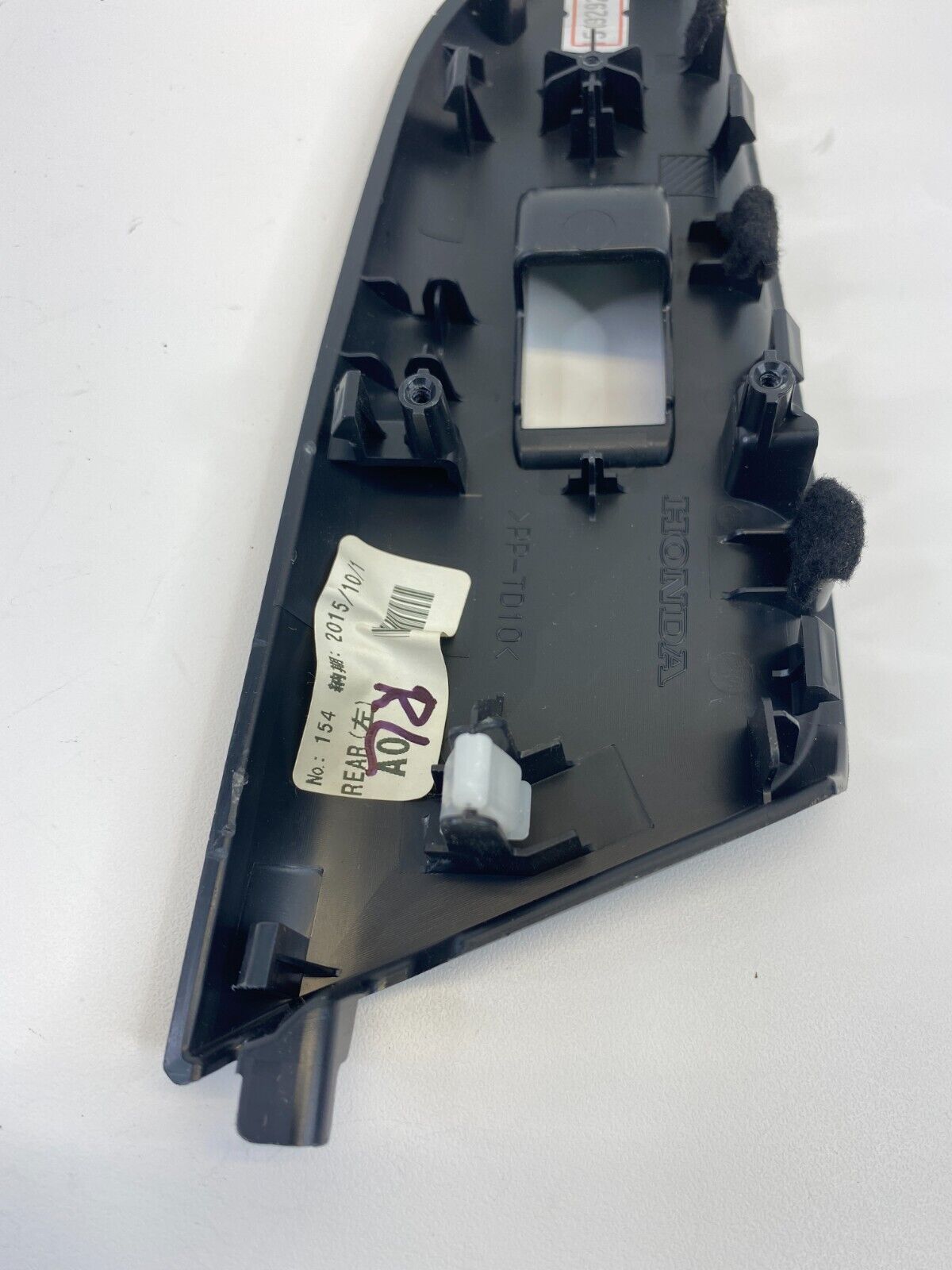 2015-2020 Honda Fit 16-22 HR-V Rear Left Side Door Window Switch Bezel Trim OEM