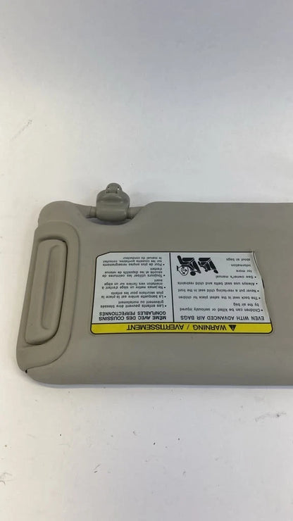 2014 2015 14 15 NISSAN VERSA NOTE LEFT DRIVER SIDE SUN VISOR SUNVISOR GRAY OEM
