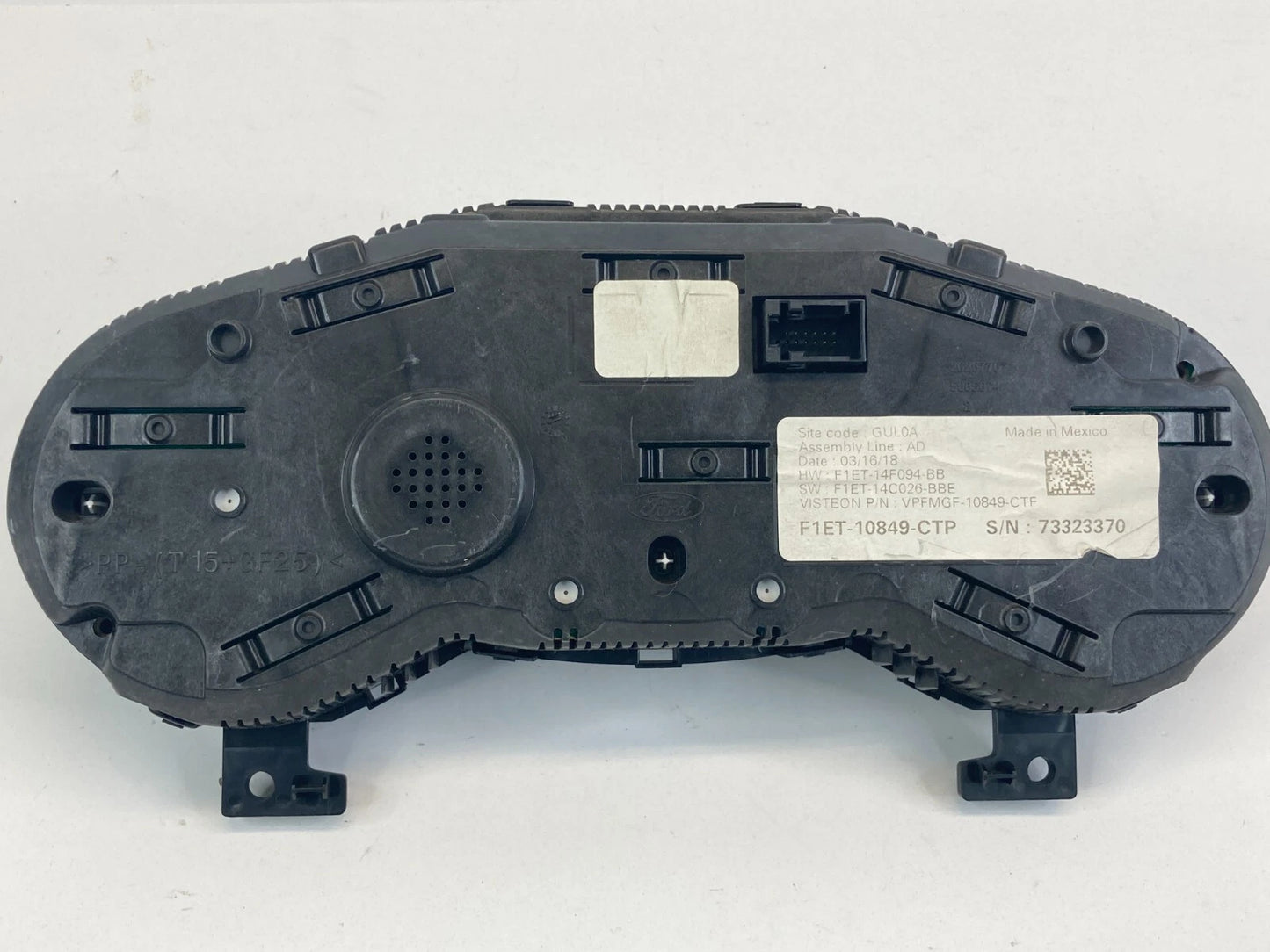 17 18 FORD FOCUS INSTRUMENT CLUSTER SPEEDOMETER GAUGES F1ET-10849-CTP UNK MILES