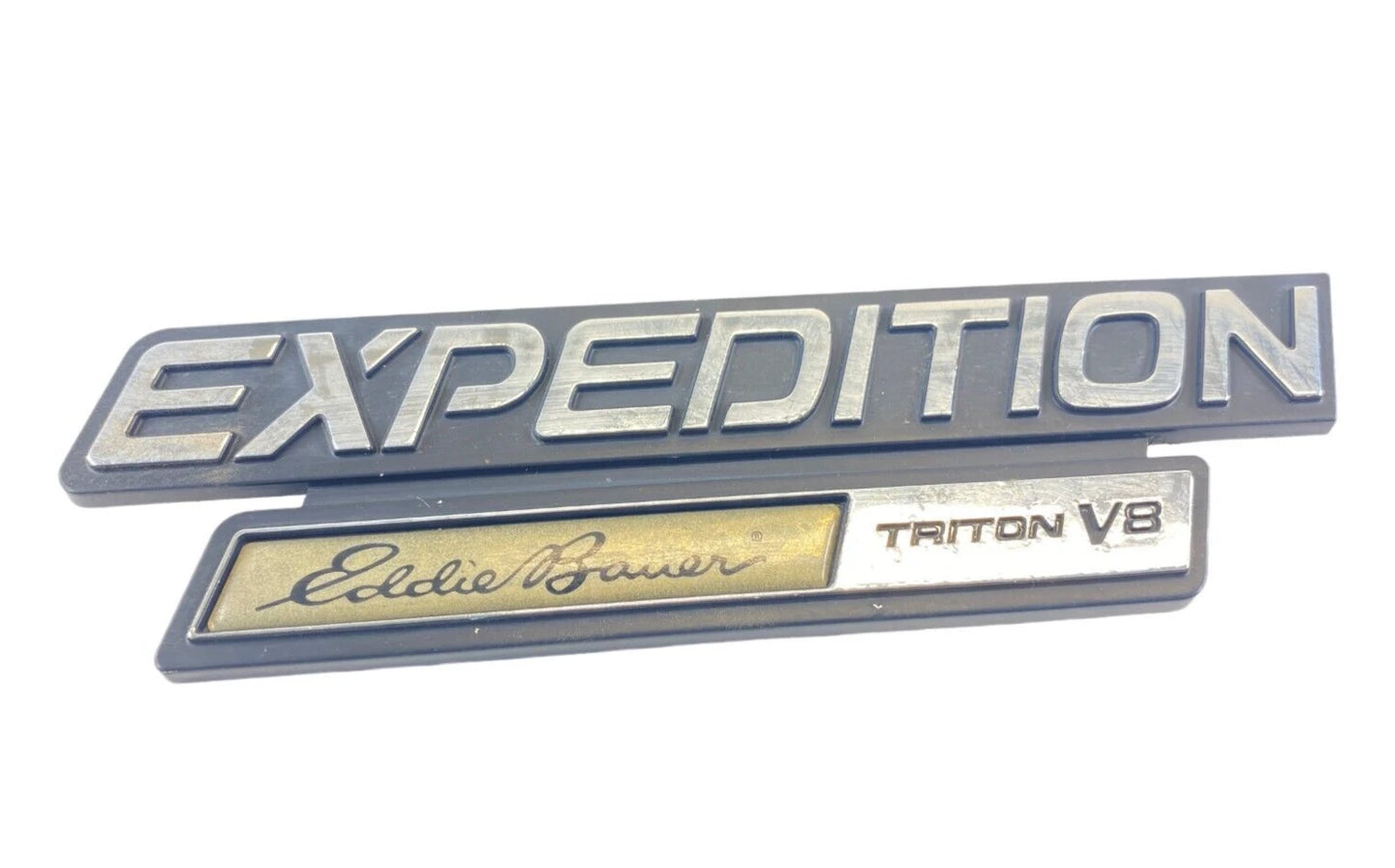1997-2002 FORD EXPEDITION EDDIE BAUER TRITON V8 FENDER EMBLEM BADGE LOGO