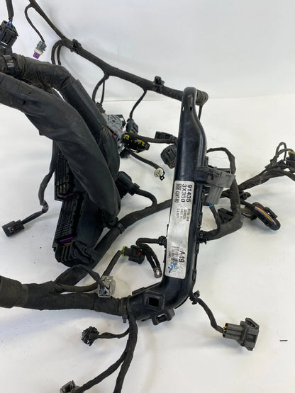 14-16 ELANTRA 1.8L AUTO T W SMART KEY ENGINE WIRING HARNESS 91435-3X350 KOREA