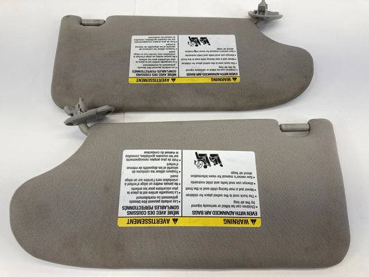 13-18 NISSAN ALTIMA LEFT & RIGHT SUNVISOR DRIVER & PASSENGER SUN VISOR SET GRAY