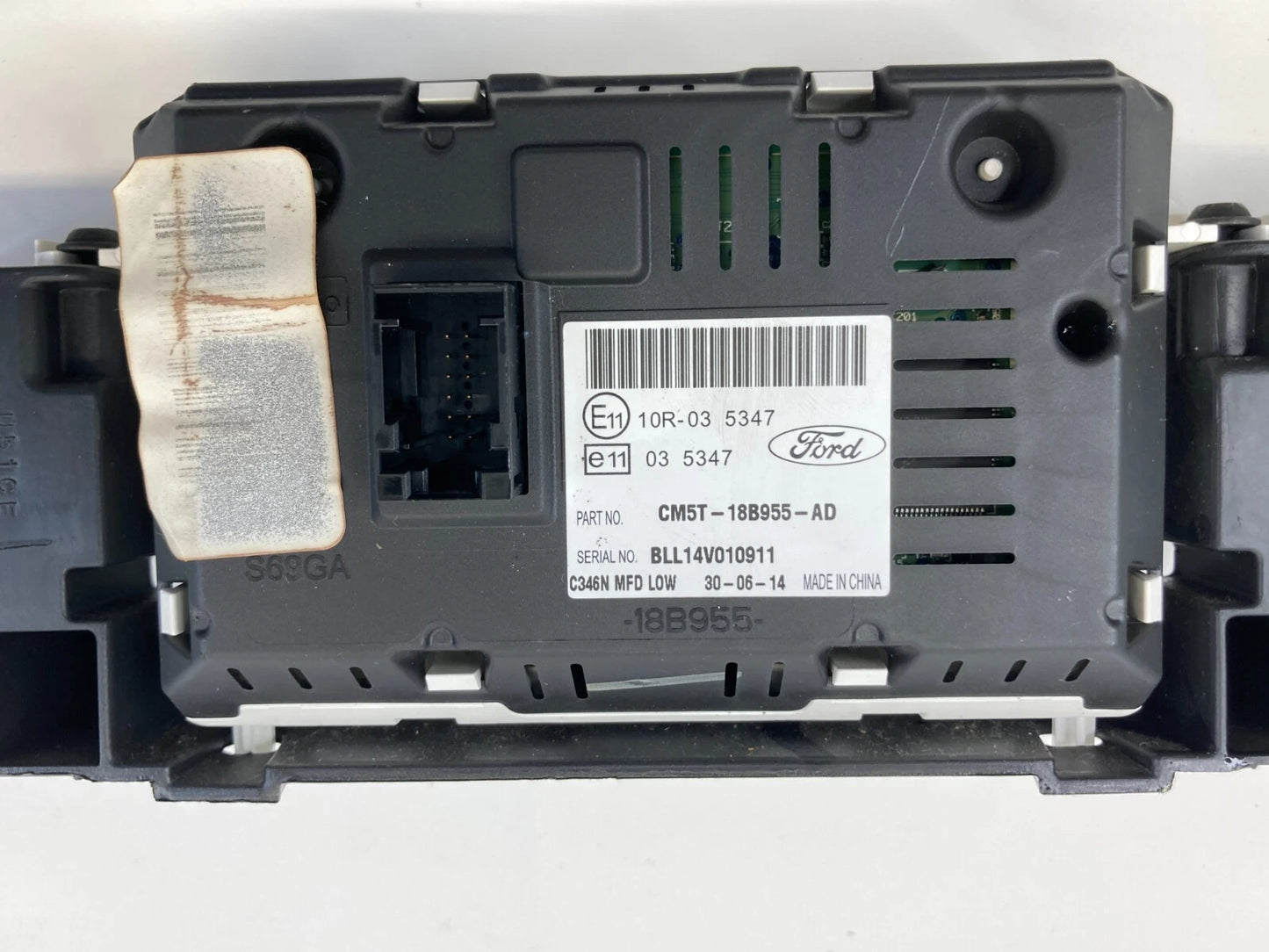 12-14 FORD FOCUS SEDAN DASH RADIO DISPLAY SCREEN INFORMATION CM5T-18B955-AD OEM