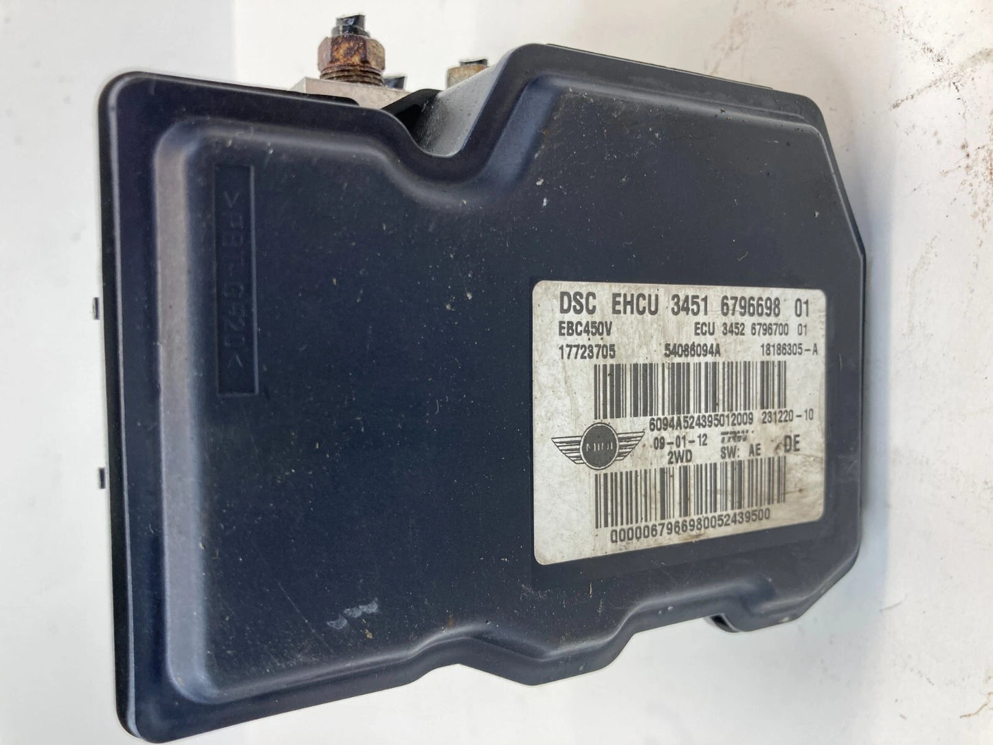 2012-2014 Mini Cooper M/T ABS Anti Lock Brake Pump Module Assy 3451679669801