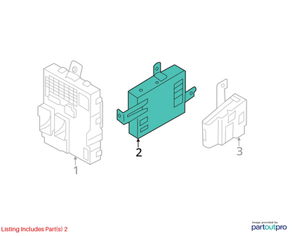 2012-2015 HYUNDAI SONATA HYBRID 2.4L BODY CONTROL MODULE BCM 95400-4R212 OEM