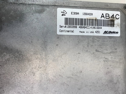13-15 CHEVROLET MALIBU 2.5L AT ENGINE COMPUTER CONTROL MODULE ECM ECU 12664220