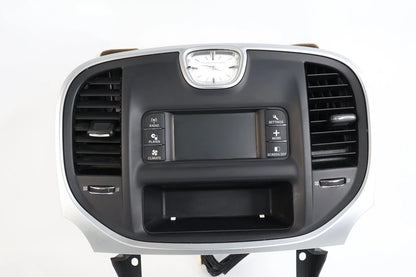 2011-2014 CHRYSLER 300 DASH AM/FM RADIO INFORMATION DISPLAY SCREEN W/ BEZEL TRIM
