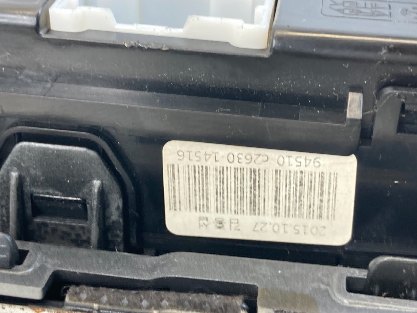 15-17 Hyundai Sonata Center Dash Radio Audio Control w/Hazard Panel Trim Bezel