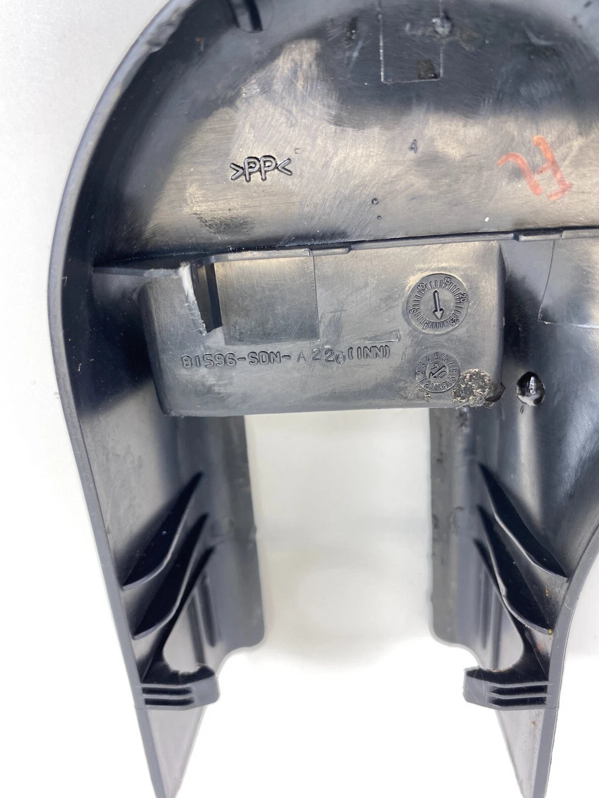 03-07 HONDA ACCORD COUPE FRONT LEFT SEAT TRACK INNER END COVER RAIL 81596SDNA220