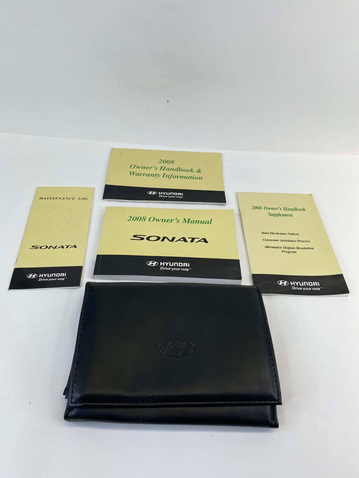 2008 Hyundai Sonata Owner's Guide Users Manual Warranty Information w/ Case OEM