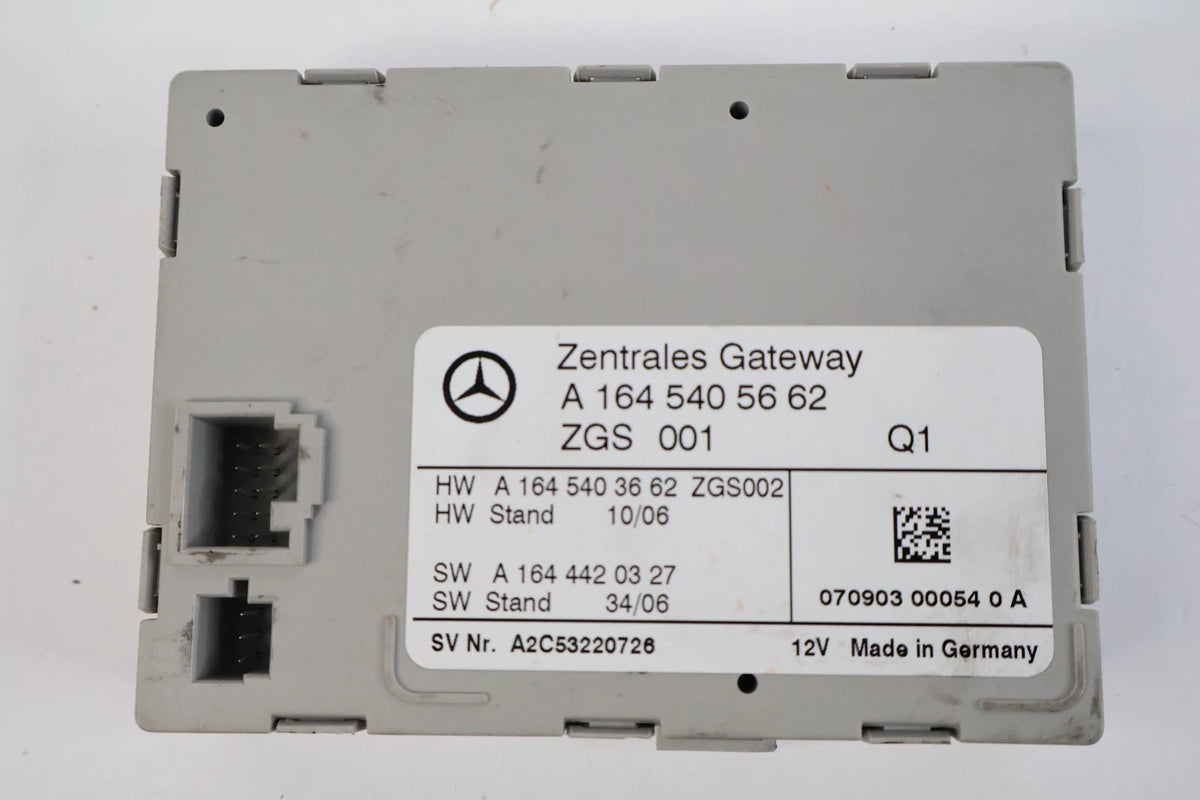 2006-2013 MERCEDES-BENZ W251 R350 GATEWAY CONTROL MODULE UNIT A1645405662