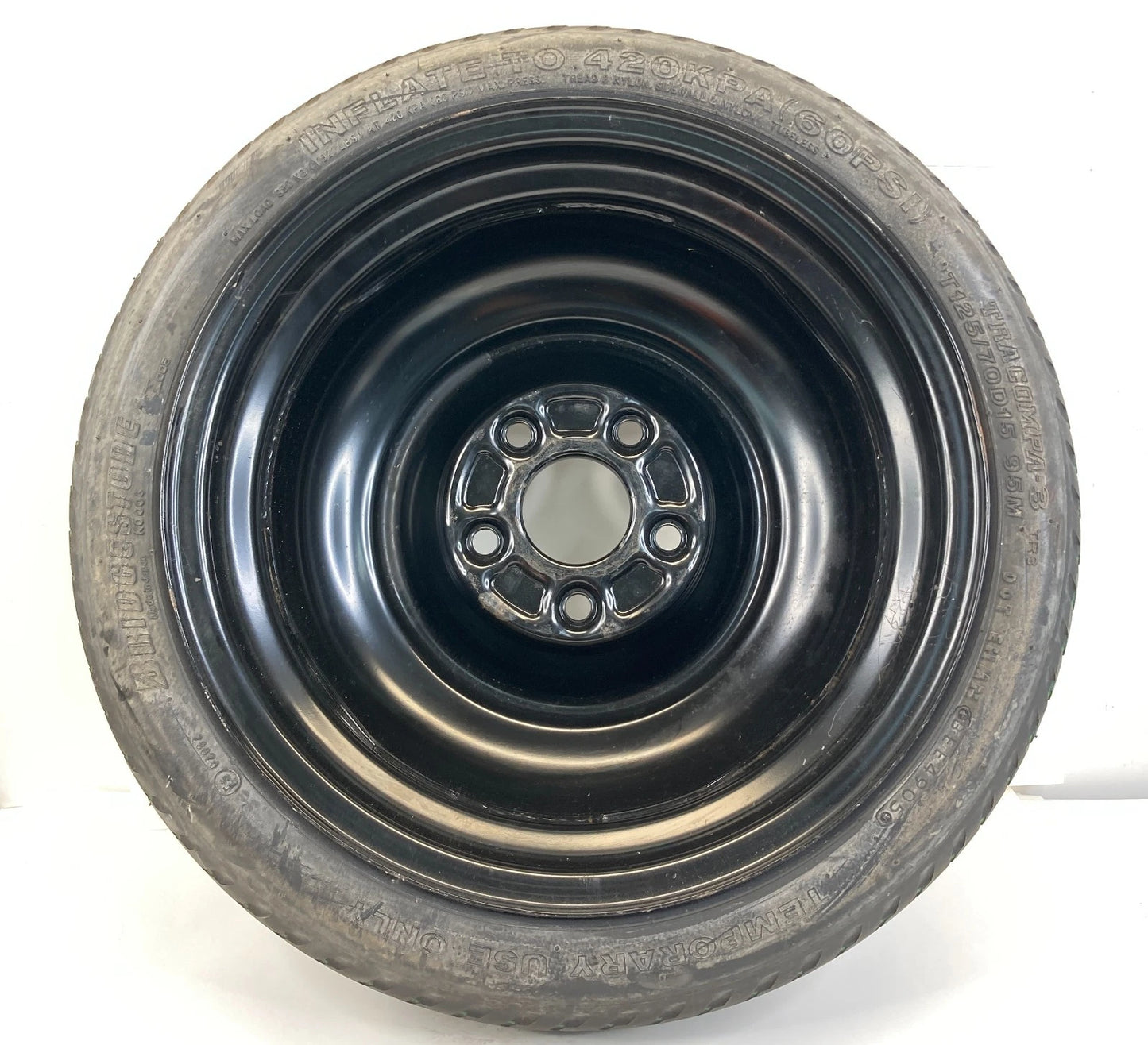 06-11 HONDA CIVIC EMERGENCY SPARE TIRE WHEEL RIM COMPACT DONUT T125/70/D15 95M