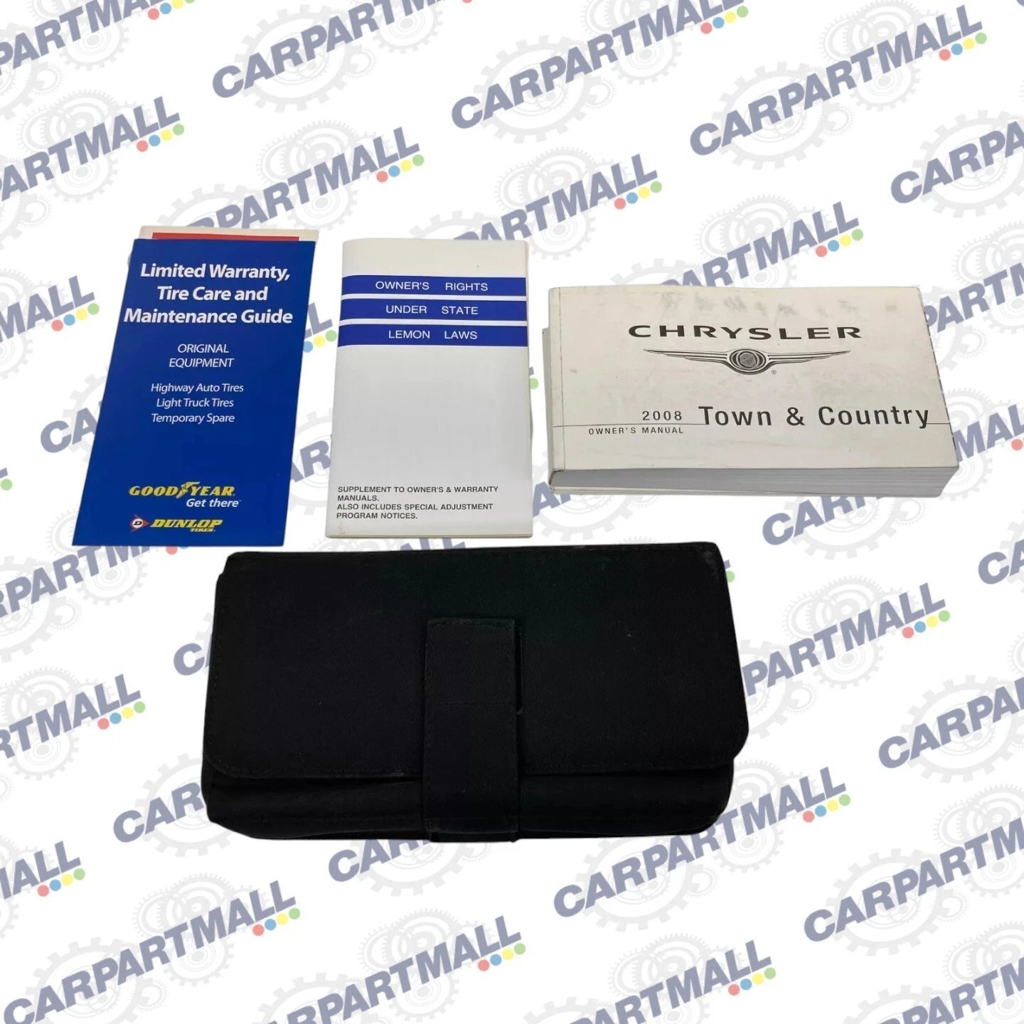 2008 CHRYSLER TOWN & COUNTRY OWNER'S MANUAL MAINTENANCE GUIDE W/ CASE OEM