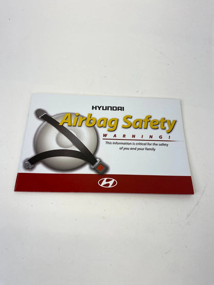 2013 HYUNDAI ACCENT OWNERS USER MANUAL WARRANTY INFORMATION HANDBOOK SET OEM