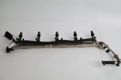 2006-2010 HUMMER H3 3.7L L5 A/T ENGINE FUEL RAIL W/ 5 FUEL INJECTORS HARNESS OEM