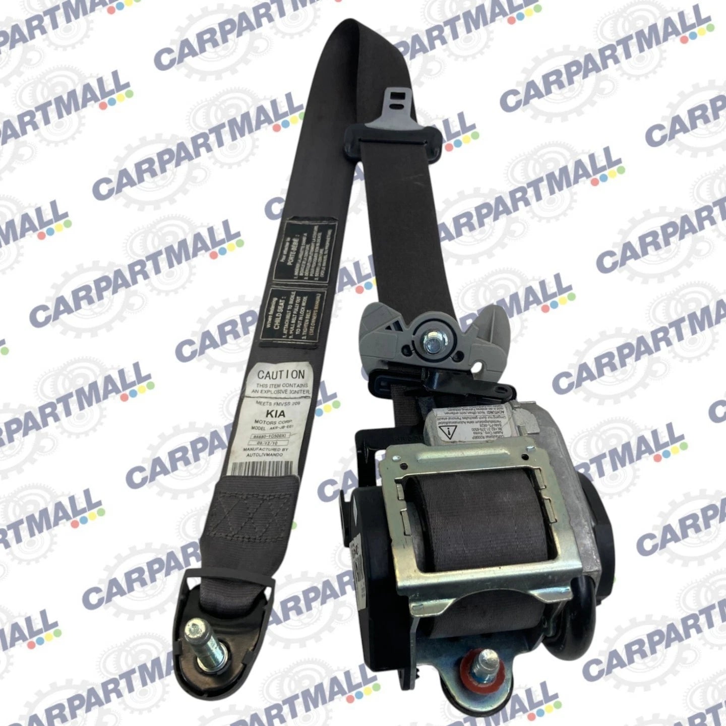 2006-2011 KIA RIO RIO5 FRONT RIGHT PASSENGER SIDE SEAT BELT RETRACTOR ASSEMBLY