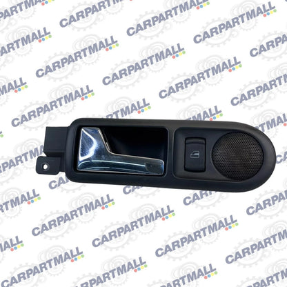 01-05 VW PASSAT REAR LEFT INTERIOR DOOR HANDLE W SWITCH & TWEETER 3B0839113 OEM