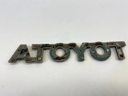 2001-2007 TOYOTA SEQUOIA REAR TRUNK EMBLEM LOGO BADGE SYMBOL NAMEPLATE NAME OEM