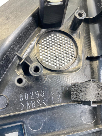 09-13 INFINITI G37 SEDAN FRONT LEFT DRIVER DOOR TWEETER COVER ONLY 80293-JK01
