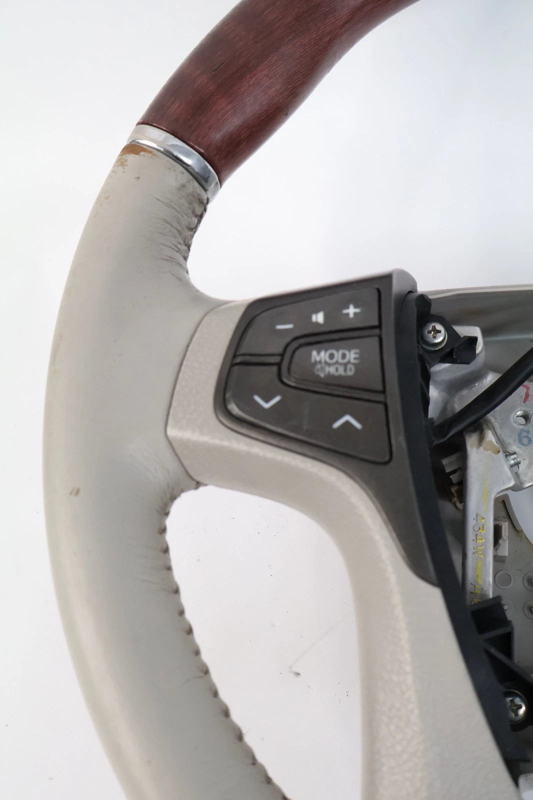2011-2015 TOYOTA SIENNA STEERING WHEEL W CRUISE & AUDIO CONTROL LEATHER WOOD OEM
