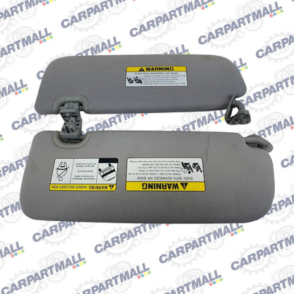2013-2018 HYUNDAI SANTA FE SPORT FRONT RIGHT & LEFT SUN VISOR SUNVISOR SET GRAY