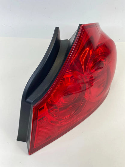 2009-2013 Infiniti G37 Sedan Rear Right Side Tail Light Taillight Outer Lamp OEM