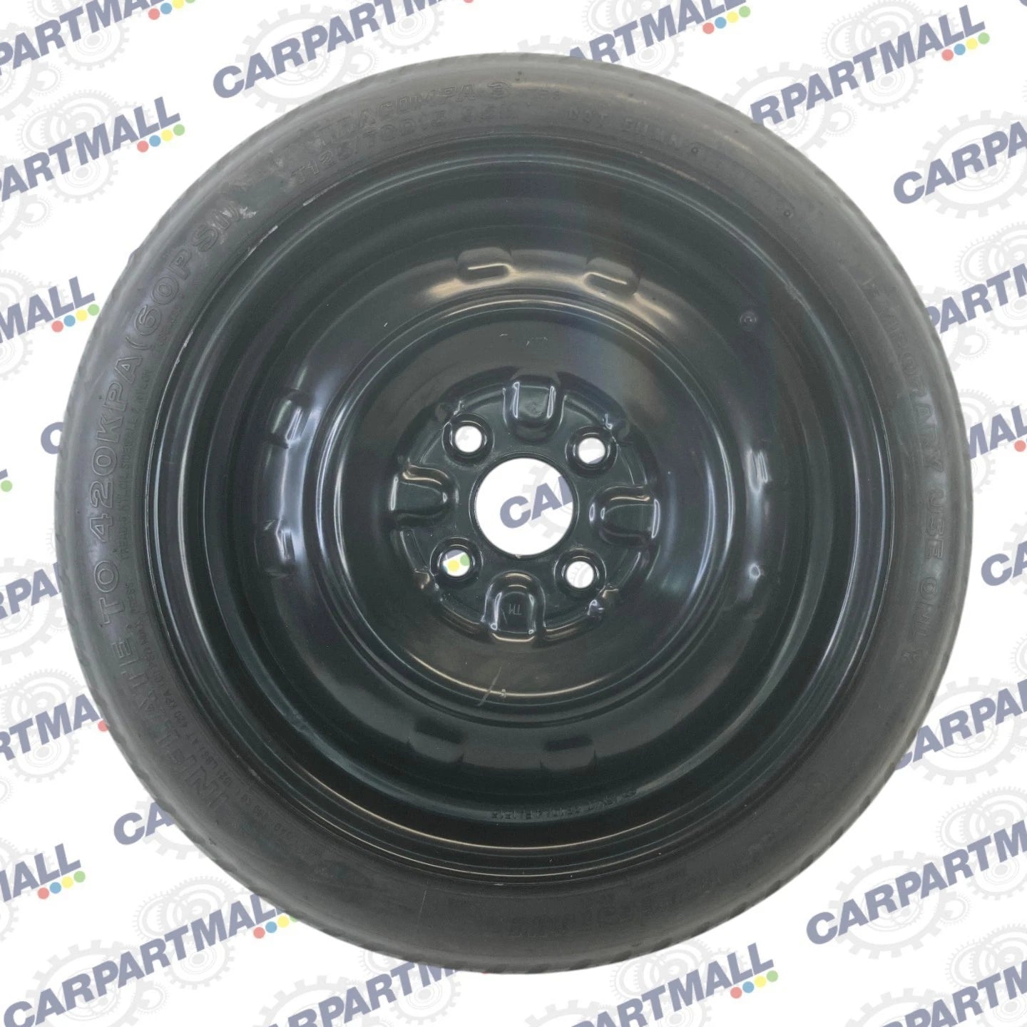 2006-2011 TOYOTA YARIS SPARE TIRE DONUT WHEEL T125/70D15 95M OEM 15" 4X100MM