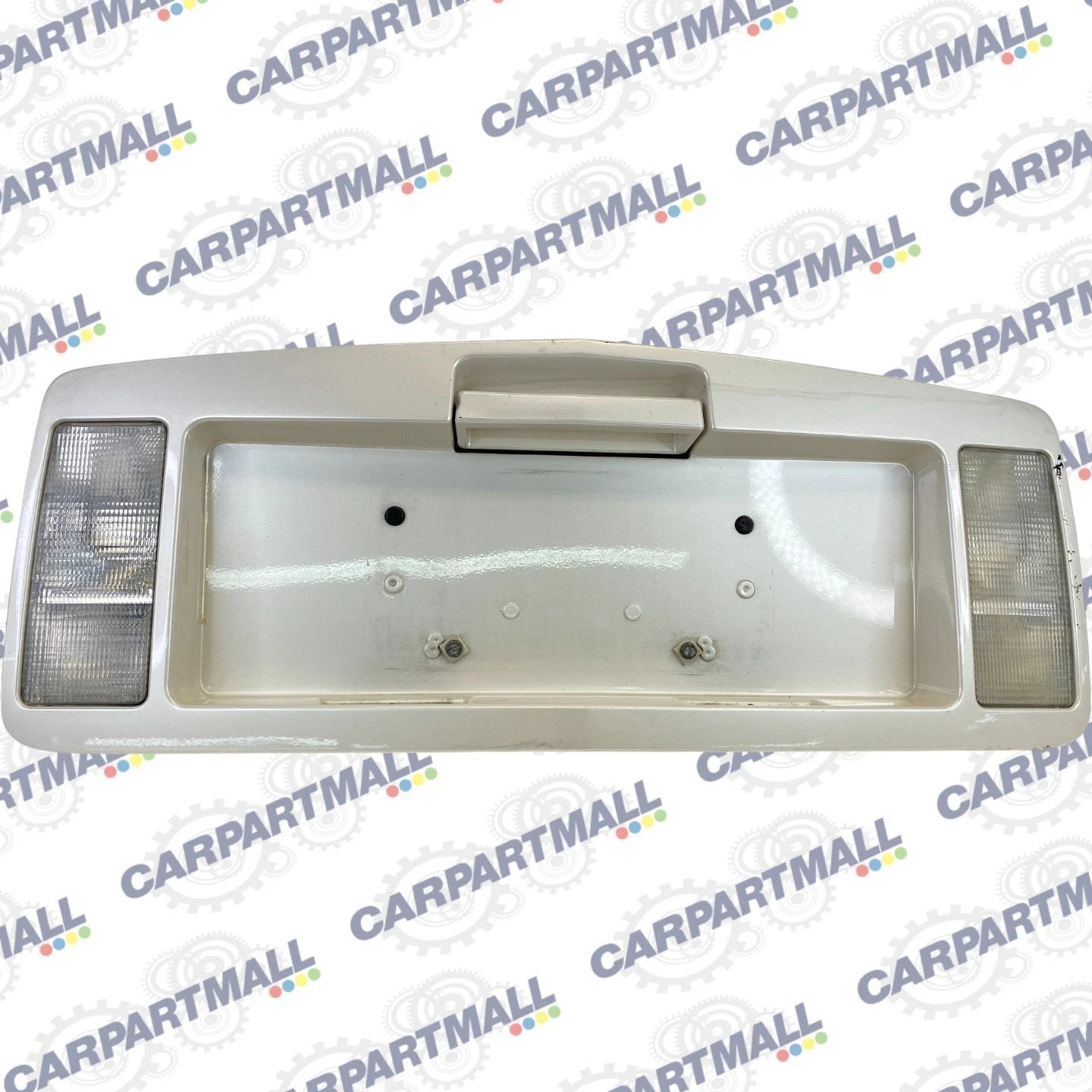 04-09 CADILLAC SRX TRUNK LID LICENSE PLATE HOLDER W/ BACKUP LIGHT LAMP 10387217
