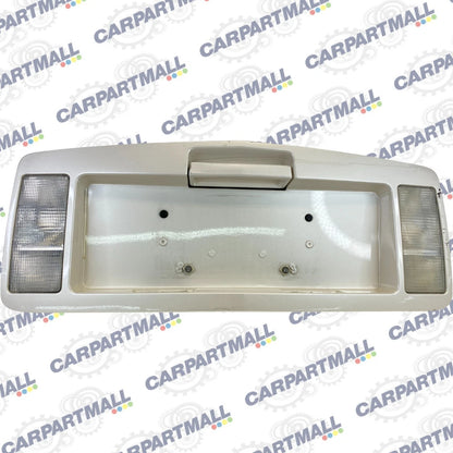 04-09 CADILLAC SRX TRUNK LID LICENSE PLATE HOLDER W/ BACKUP LIGHT LAMP 10387217