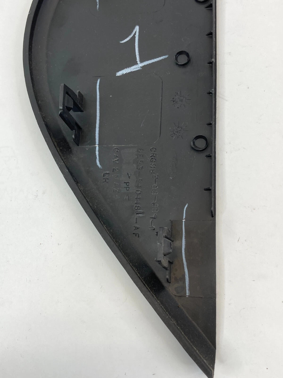 2006-2012 FORD FUSION FRONT DASH LEFT SIDE END CAP COVER LID TRIM 6E535404481AF