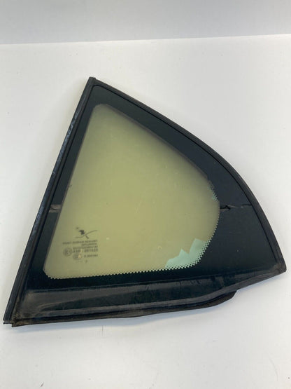 03-11 Saab 9-3 93 Sedan Rear Left Driver Side Quarter Vent Window Glass 12804489