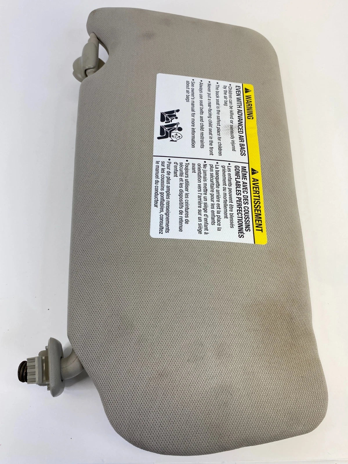 2008 2009 NISSAN ALTIMA FRONT RIGHT PASSENGER SIDE SUNVISOR SUN VISOR SHADE