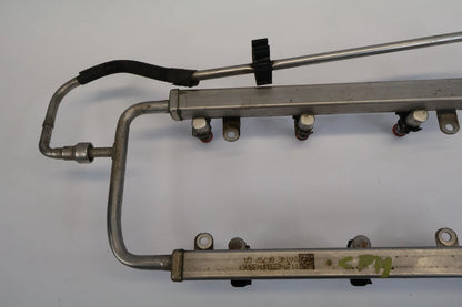 11-19 FORD EXPLORER 3.5L V6 FUEL RAIL ASSEMBLY W/ FUEL INJECTORS BB539J280AE OEM